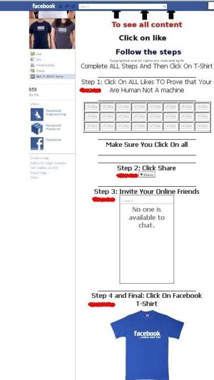 Estafa Regalo Camiseta Facebook