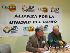 Los Secretarios Regionales De UPA Y COAG, Julio López Y Aurelio Pérez