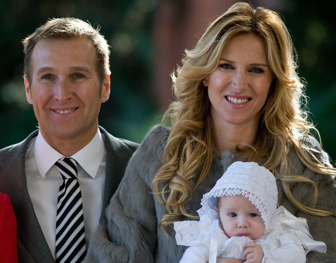 Alejandra Prat Y Juan Manuel Alcaraz En El Bautizo De Su Hijo Amaro 