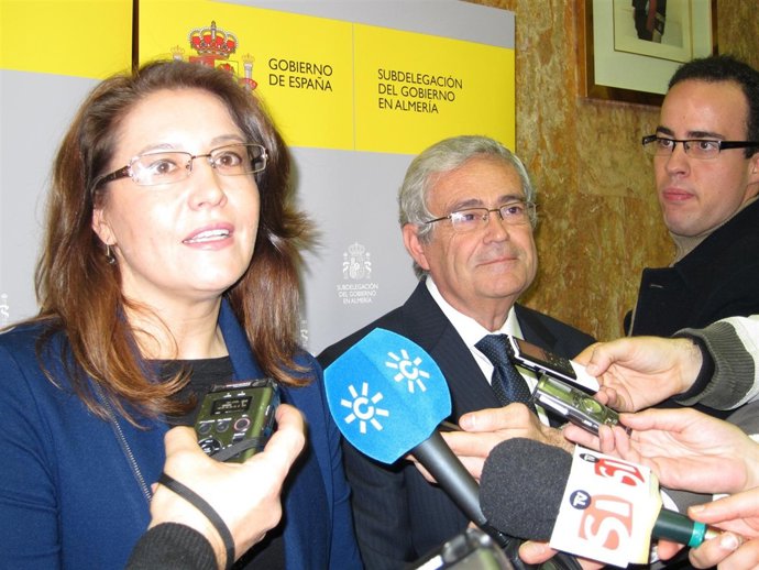 Crespo, Junto A Andrés García Lorca, En Almería