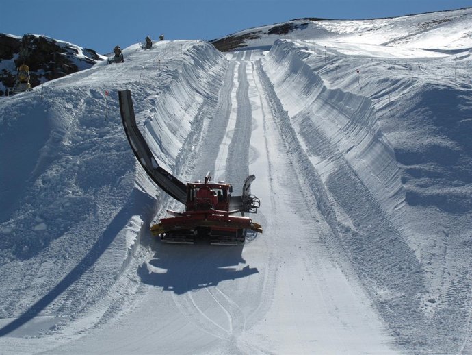 Half-Pipe En Sierra Nevada
