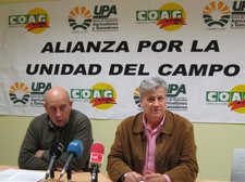 Los Dirigentes De UPA Y COAG, Julio López Y Aurelio Pérez