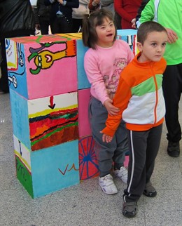 Alumnos Del Centro De Educación Especial 'Los Ángeles'