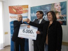 Presidente Proyecto Hombre (Izq), Miembros De La Fundac. De Trabajadores Elpozo 