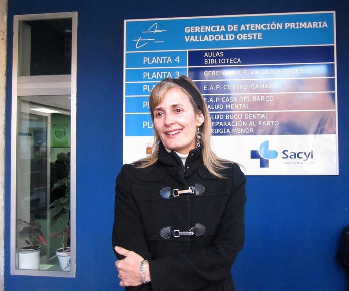 La Secretaria General De Satse Castilla Y León, Silvia Sáez.