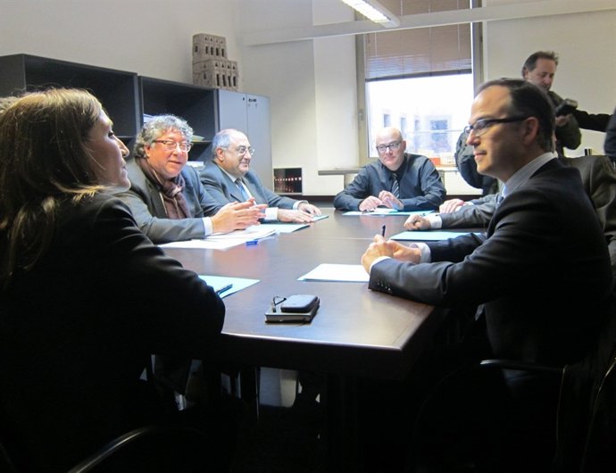 R.M.Sempere, A.Balmón, J.Nadal (PSC), L.Corominas Y J.Turull (Ciu)