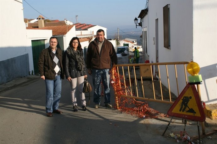 El Diputado Territorial Del Andévalo, José María Infante, Visita Calañas. 