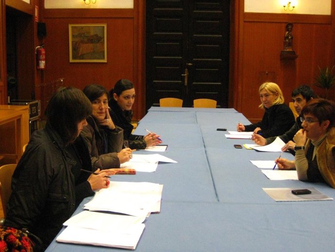 Barquero Con Representantes De PSOE, IU Y Upyd