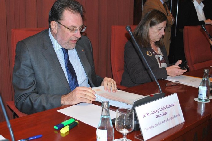 El Conseller J.L.Cleries Y La Ex Consellera C.Capdevila