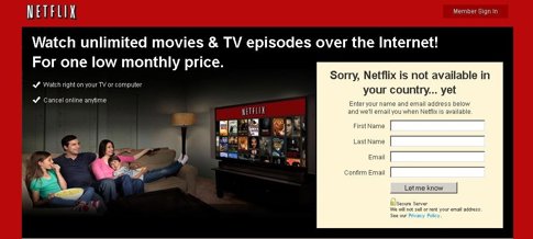 Página Web De Netflix