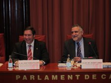 El Conseller Josep Maria Pelegrí, En El Parlament