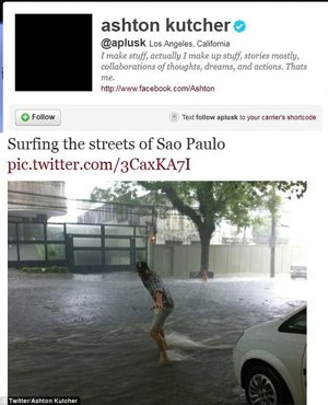 Ashton Kutcher En Brasil