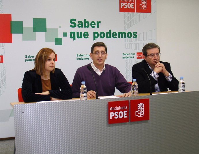 Nuñez, Sánchez Teruel Y Martínez En Rueda De Prensa