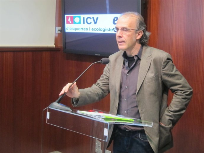 El Líder De ICV-Euia En El Ayuntamiento De Barcelona, Ricard Gomà