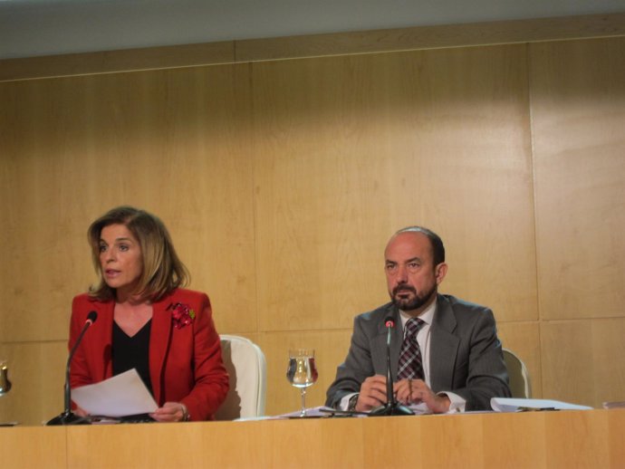 Ana Botella Y Miguel Ángel Villanueva En Rueda De Prensa