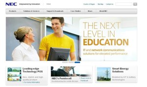 Página Web NEC