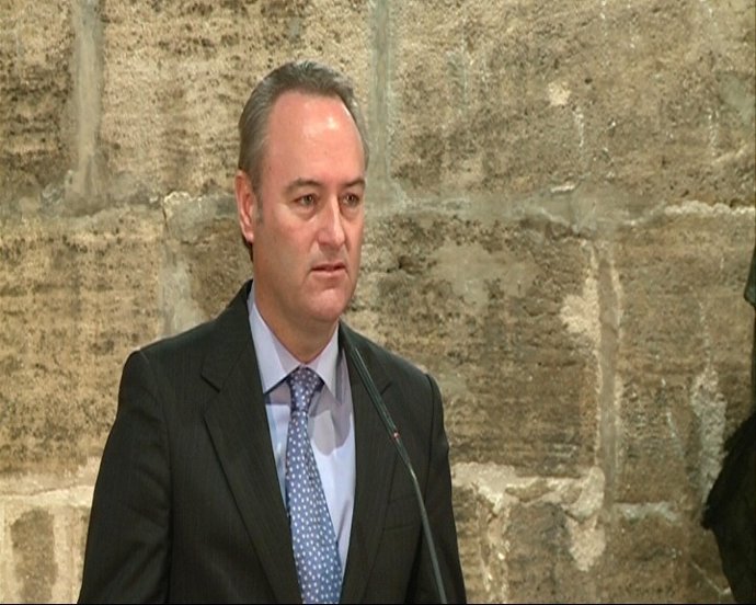 Comparecencia De Faba En El Palau De La Generalitat