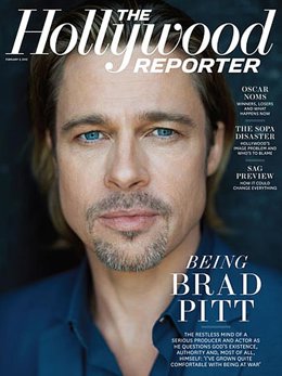 Portada Brad Pitt En Hollywood Reporter
