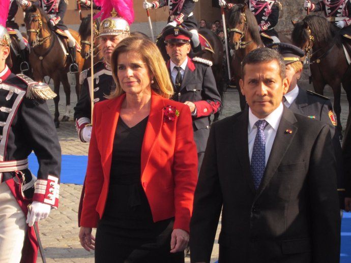 La Alcaldesa, Ana Botella, Con El Presidente De Perú