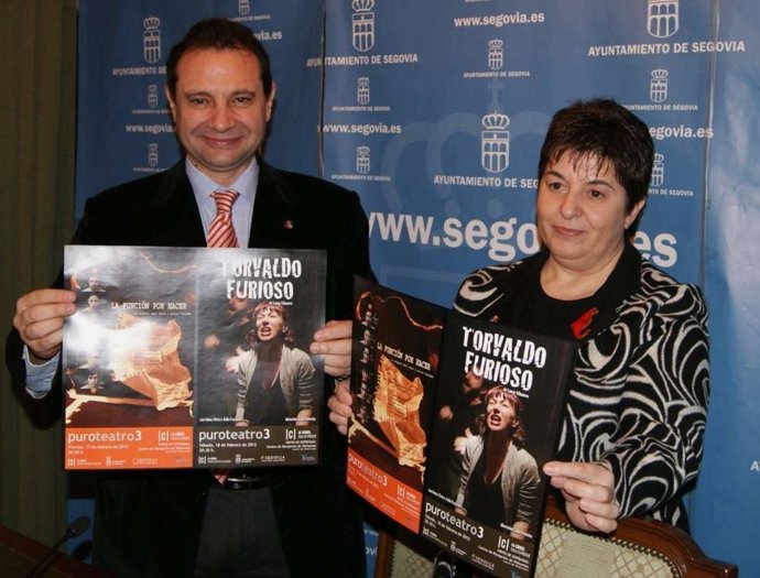 Luquero Y El Alcalde De Segovia Presentan El Ciclo 'Puro Teatro'