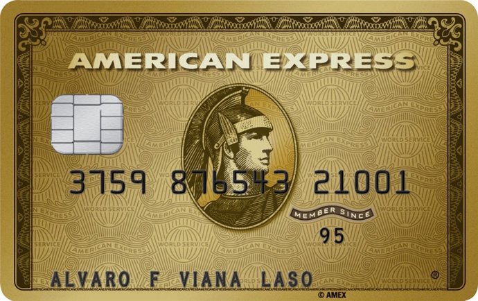 Imagen De Tarjeta Oro De American Express