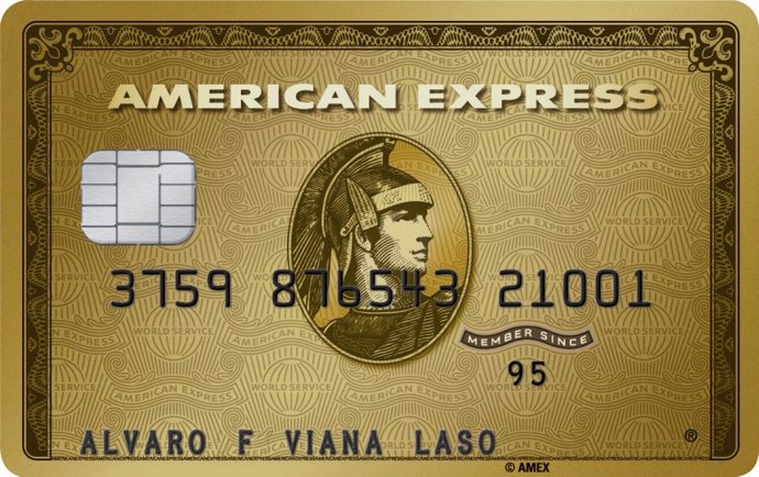 Imagen De Tarjeta Oro De American Express