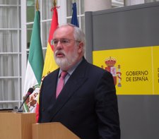 Miguel Arias Cañete, Hoy En Rueda De Prensa En Sevilla.