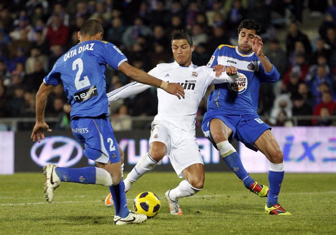 Cristiano Ronaldo Del Real Madrid contra el Getafe