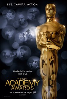 Cartel Oficial De Los Oscar 2012