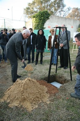 El Consejero De Turismo, Luciano Alonso, En La Ciudad Deportiva De Huelva.