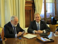 Monago será "respetuoso" ante la decisión del Gobierno sobre Balboa, porque Cañete le ha prometido "rigor"