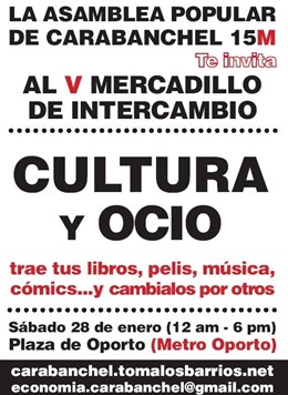 Cartel Del Mercadillo De Carabanchel
