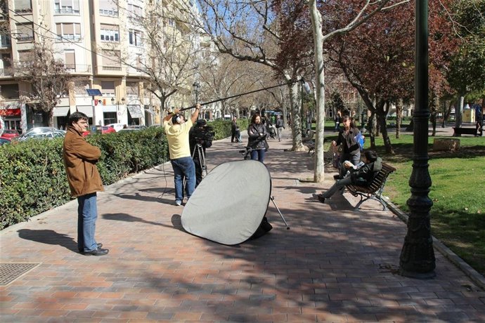 Un Día De Rodaje De La Película 'Nada Que Perder' En Zaragoza