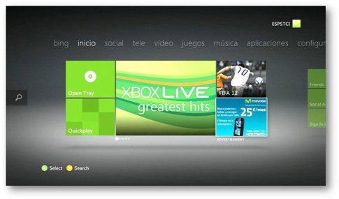 Menú Metro En Xbox