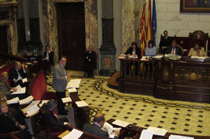 Alfonso Grau Durante El Pleno Municipal De Enero