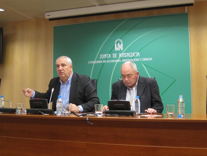 Francisco Carbonero (CCOO-A) Y Manuel Pastrana (UGT-A)