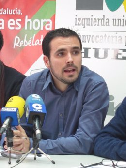 El Diputado Nacional Por IU Alberto Garzón.