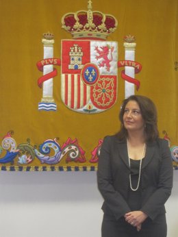 Carmen Crespo, Durante El Acto Celebrado En Málaga