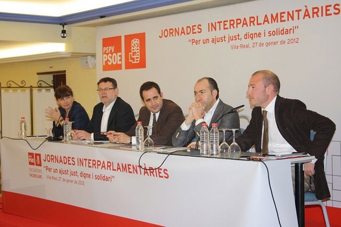 Jorge Alarte En La Jornada Interparlamentaria Del PSPV