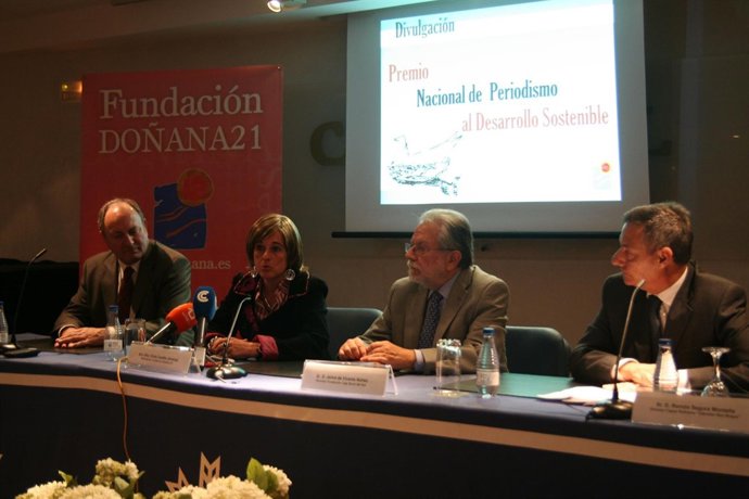 La Presidenta De La Fundación Doñana 21, Cinta Castillo. 