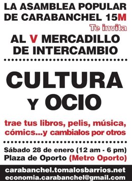 Cartel Del Mercadillo De Carabanchel