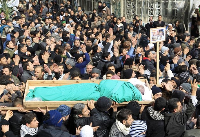 Soldado Sirio, Jornada De Violencia En Siria