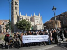 Manifestación En Contra Del Aparcamiento De La Antigua, En Valladolid
