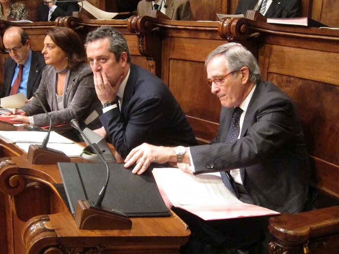 Xavier Trias, En El Pleno Del Ayuntamiento