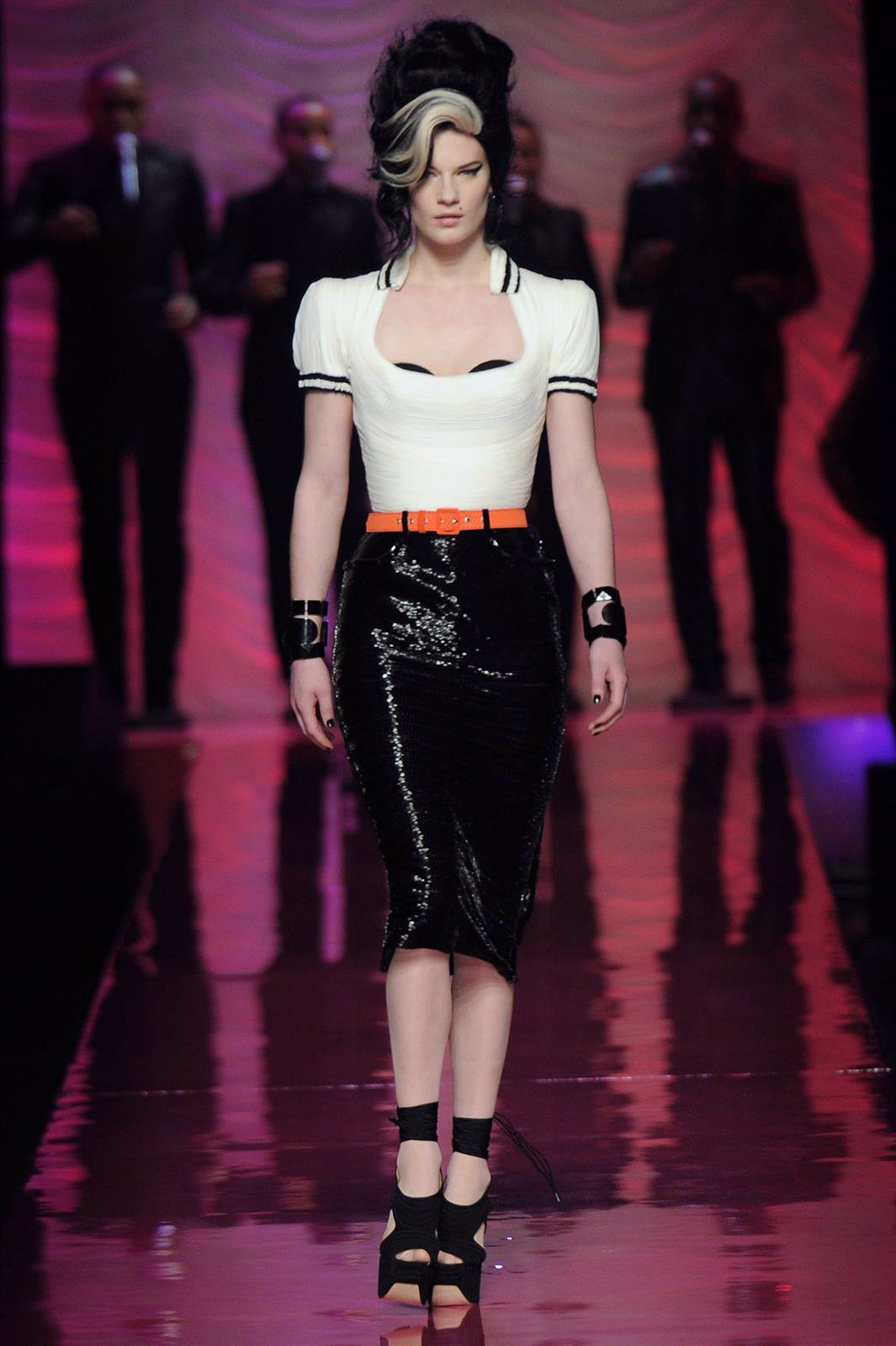 A Model Walks The Runway At The Jean Paul Gaultier 
