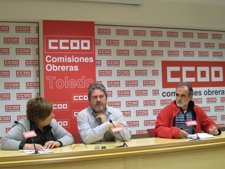 Responsables De CCOO En Rueda De Prensa