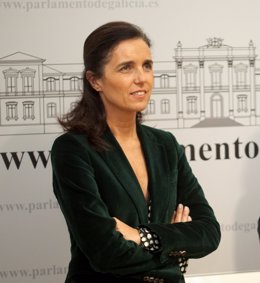 La presidenta del Parlamento de Galicia, Pilar Rojo.