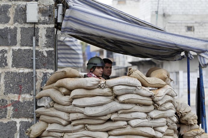 Soldados Sirios En Deraa (Siria)