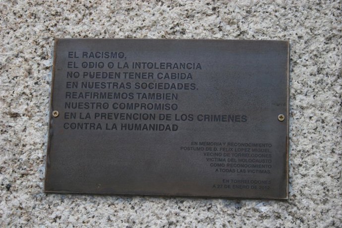Homenaje Holocausto
