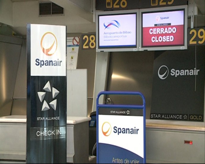 Encierro de trabajadores de Spanair